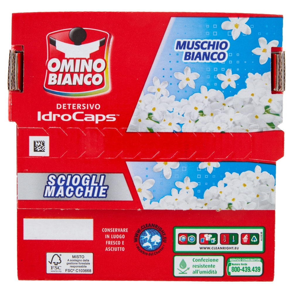 Onmino Bianco Detersico IdroCaps 20 caps 380 ml